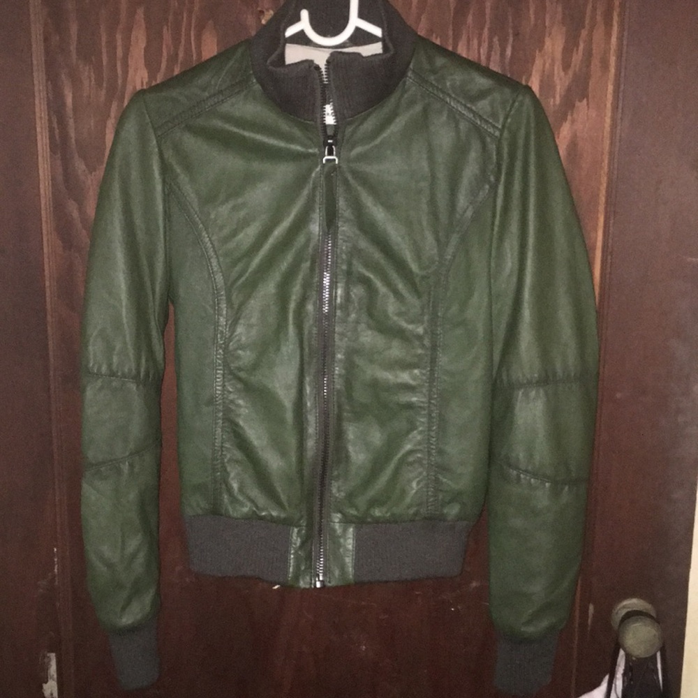 Zara leather jacket